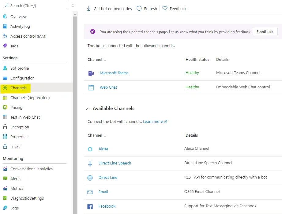 Register a bot on your Microsoft Azure account | Certainly Knowledge Base